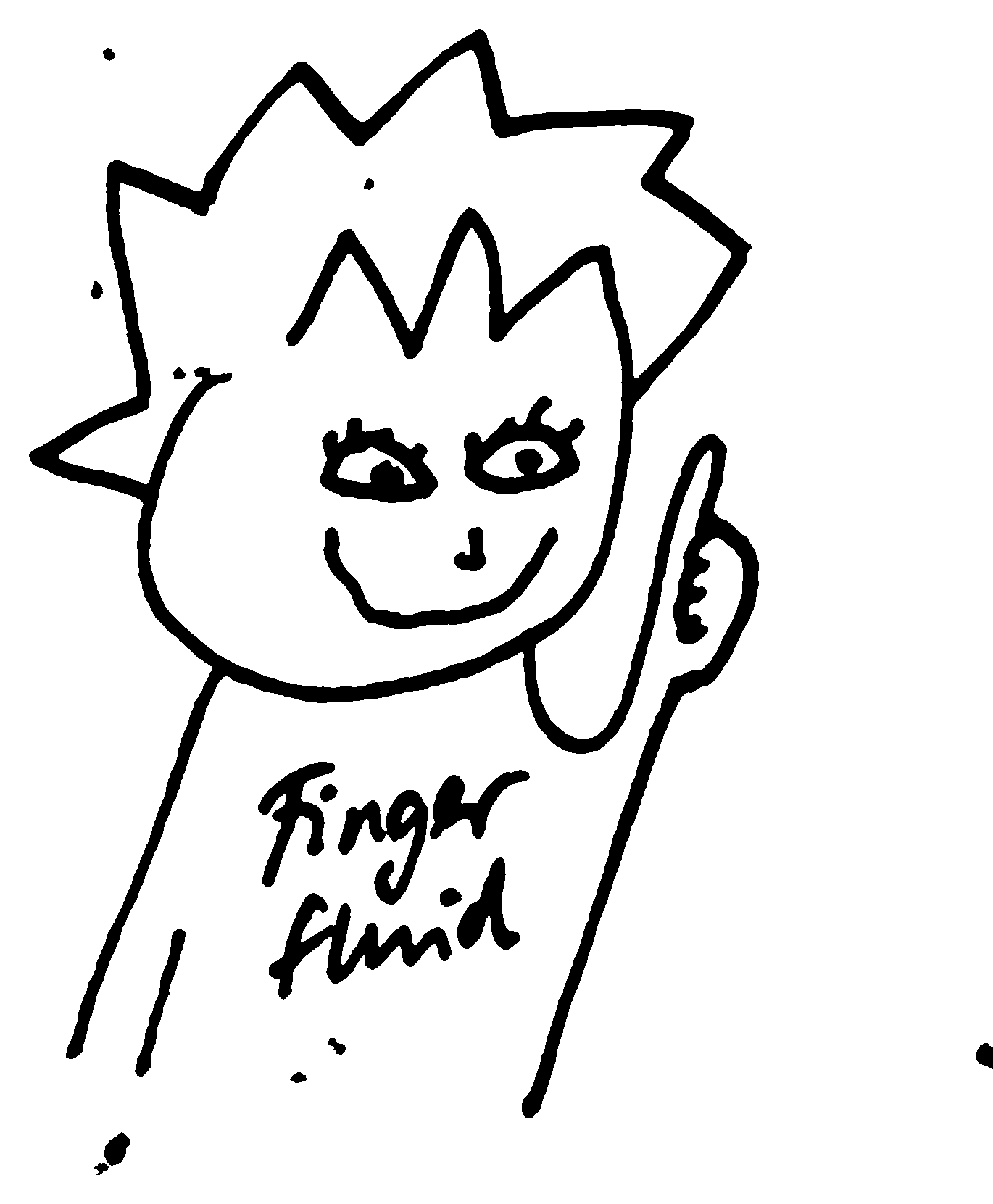FINGER FLUID character